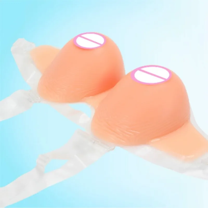 500 جرام 600 جرام 800 جرام 1000 جرام حجم A B C D كوب 36D 38D كوب حجم لينة كامل سيليكون أشكال الثدي مع الأشرطة حقا مثير الثدي للرجال #6