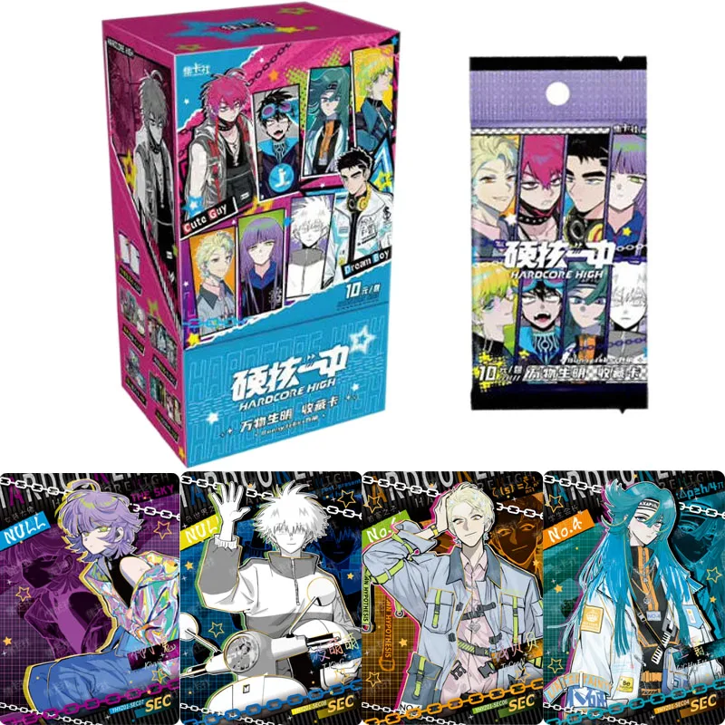 

Подлинная хардкорная карта для средней школы No 1, все вещи яркая глава, аниме, коллекционные карты, детские игрушки, подарки