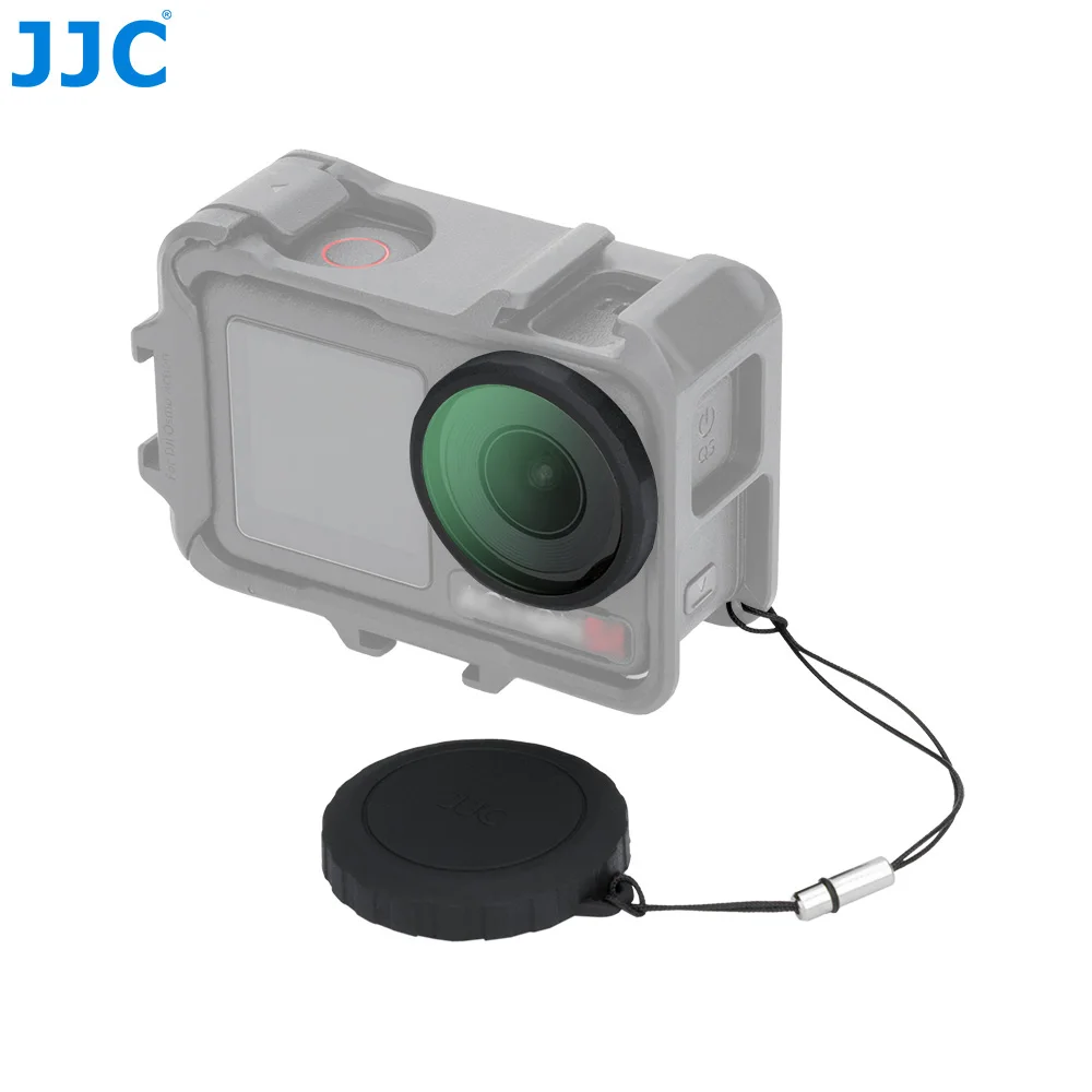 

JJC Lens Cap Action Camera Filter Kit Compatible with DJI Osmo Action 5 Pro Actioin 4 Accessories Filter Lens Protector Cover