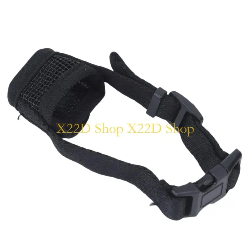 X22D Dog Mouth Cover with Stable Soft Air Meshes Muzzle for Routine Training Care