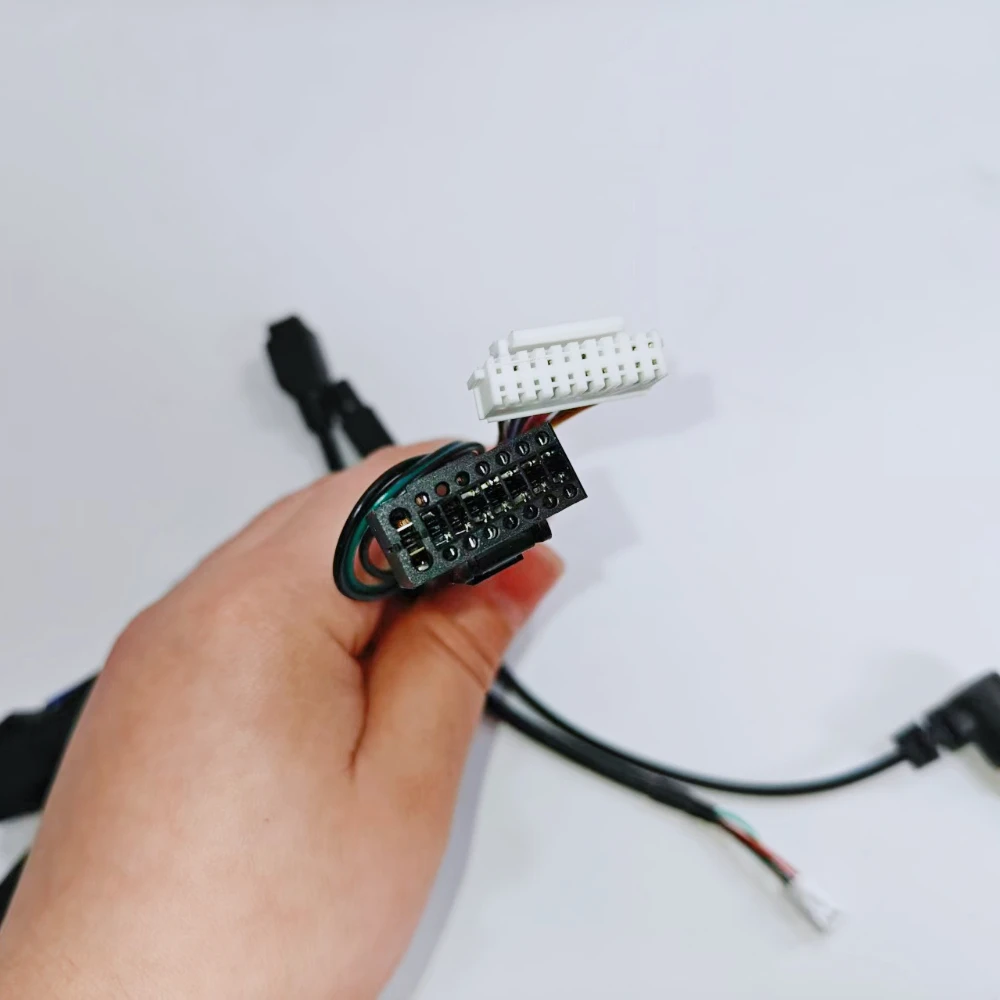 Car Radio Female ISO Radio Plug Power Adapter Wiring Harness Special for Ford Fiesta 2009-2012 harness power cable