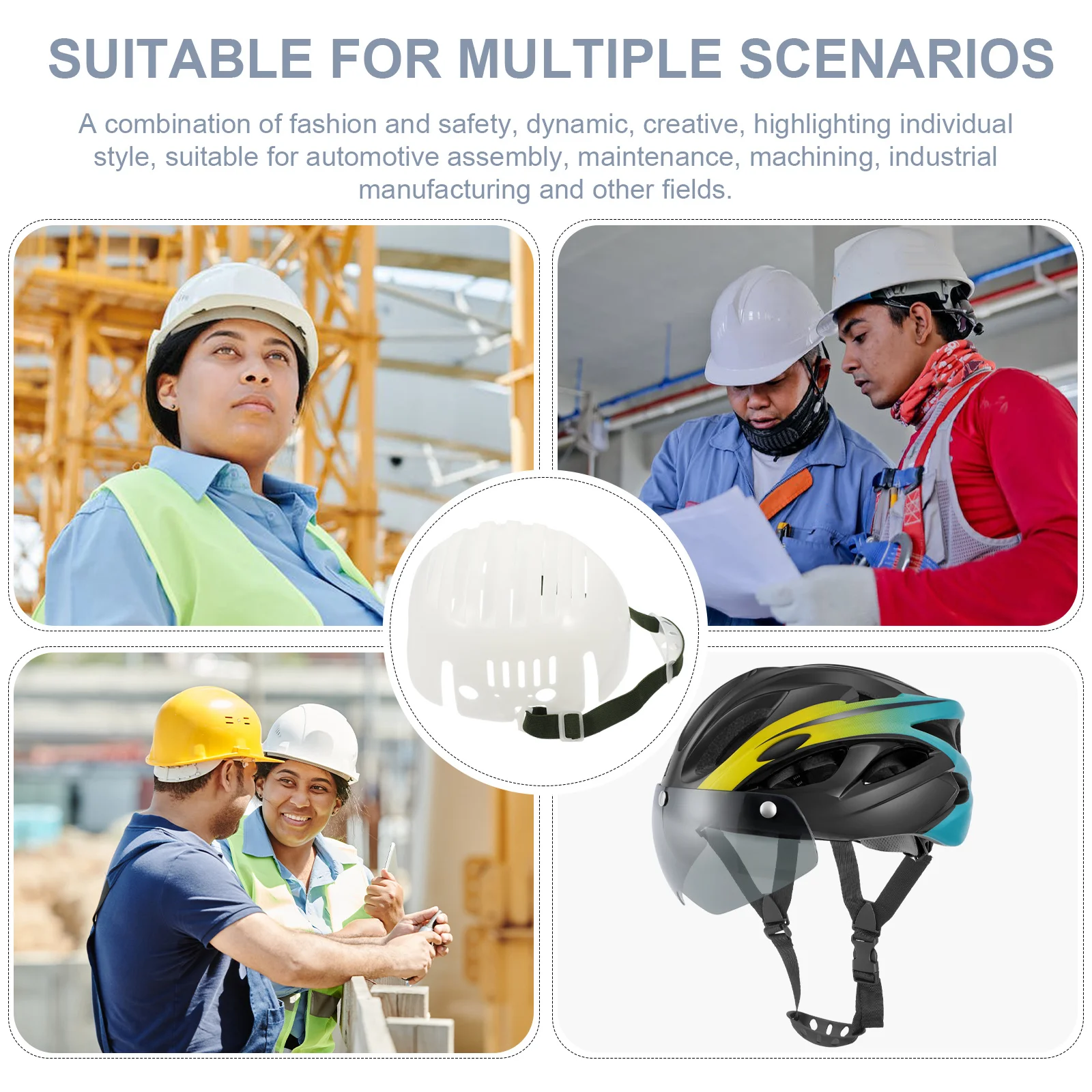 Forro de sombrero de seguridad Forro de inserción duradero Forro de gorras de béisbol deportivas protectoras anticolisión ligeras para mecanizado de ensamblaje