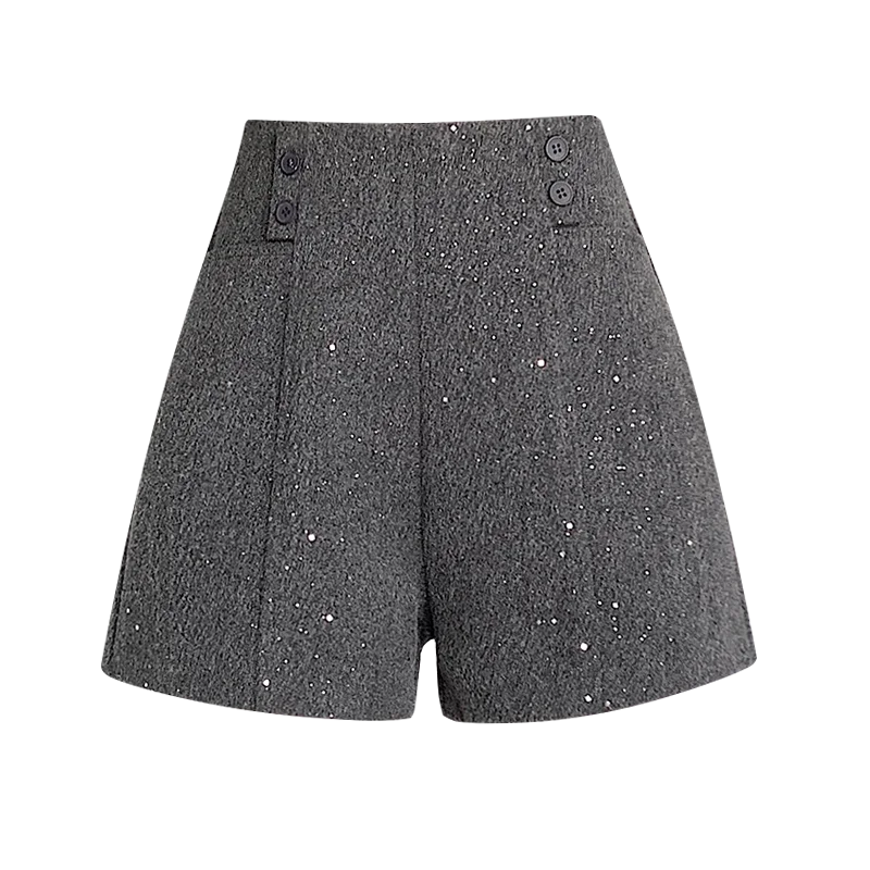 ey Cintura alta iny Lã Perna Larga Ortes Mulheres Inverno Sle Casual Emagrecimento Bota Calças Reflexivas Corte Reto Cintura Alta...