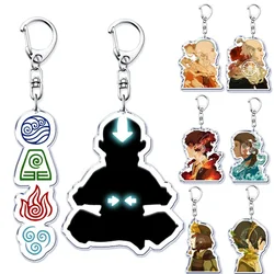 Classic Anime Avatar The Last Airbender Series Key Chain Keychains Ring for Accessories Bag Pendant Keyring Jewelry Fans Gifts