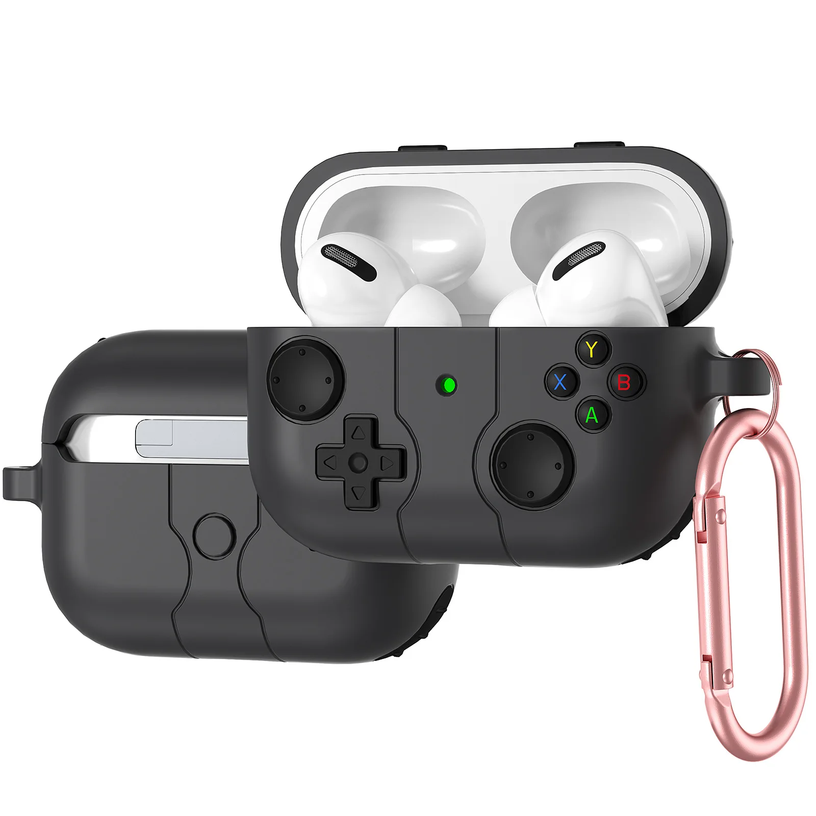 Case For AirPods Pro 3 2 4 3D Game Console Earphone Case For Airpods Pro3 Pro2 4 Gamepad with Keychain Silicone Protective Cover