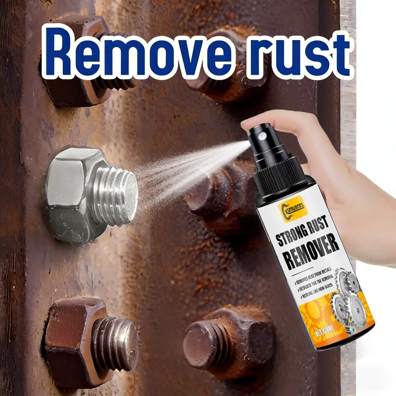 Rust Inhibitor Refurbishment Spray for Metal Accessories, Polishing & Restoring Household Metal Parts, Light Press to Eliminate