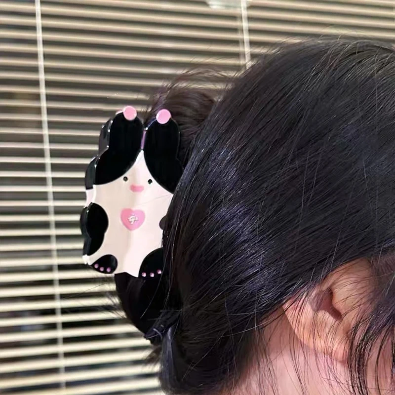 Cartoon Rabbit Hair Clip Unique Hairpin Funny Acetate Hairpieces Friendly Hair Decoration for Fashion Enthusiast image 5