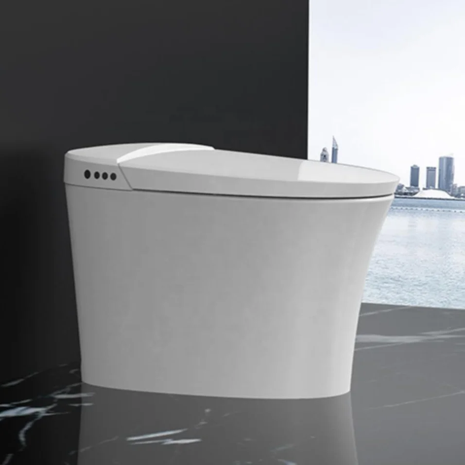 

Горячая распродажа: Умный унитаз-биде с автоматическим смывом и функцией электрического биде для ванной комнаты (CUPC)