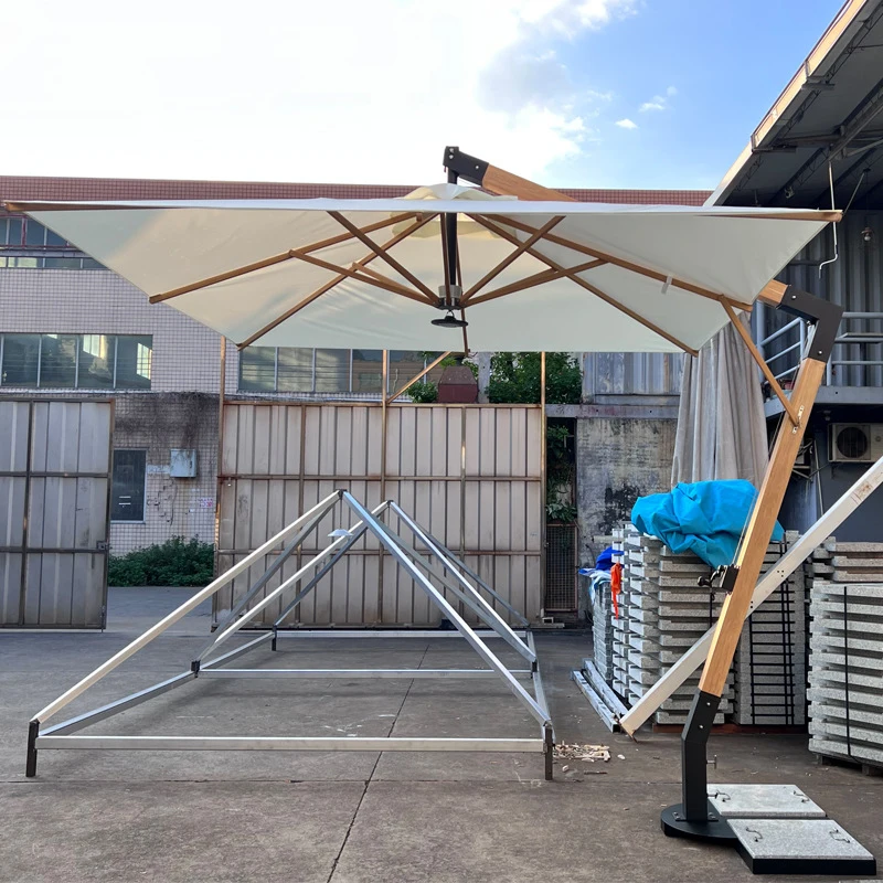 Roman Umbrella, Outdoor Umbrella,Sunshade, Rainproof, UV Protection,Thickened Material, Aluminum Alloy Columns, Rotatable