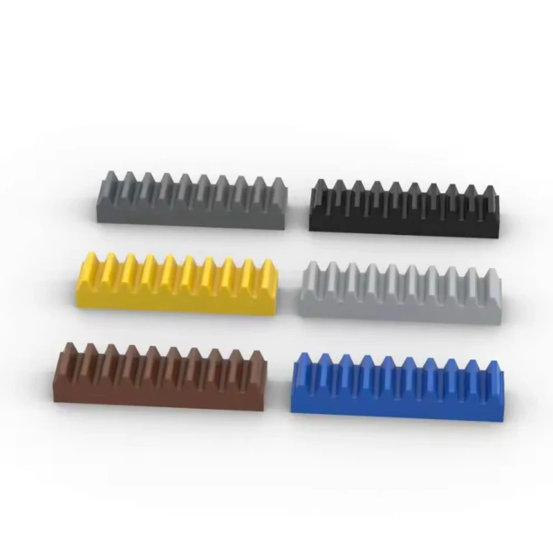 20PCS MOC 3743 Parts Gear Rack 1x4 DIY Building Blocks Particle Stacking Bricks Educational Toys for Kids