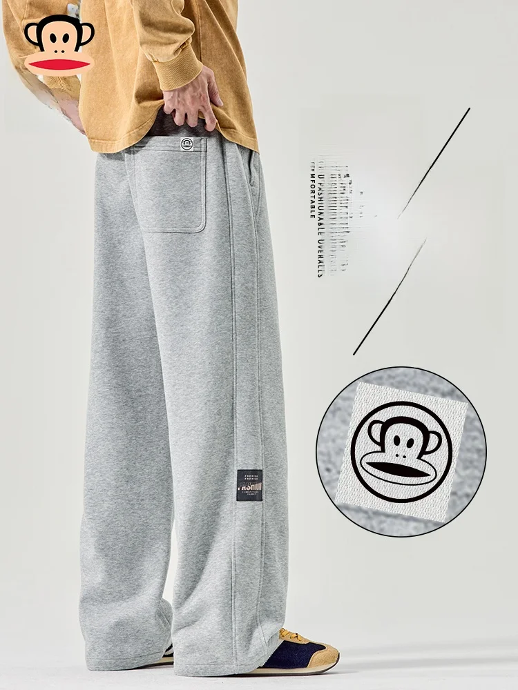 

PaulFrank American Sle Knitted Sport Pants Men Loose Straight Leg Casual Sweatpants Autumn Faionable Youth Polyester Cott...