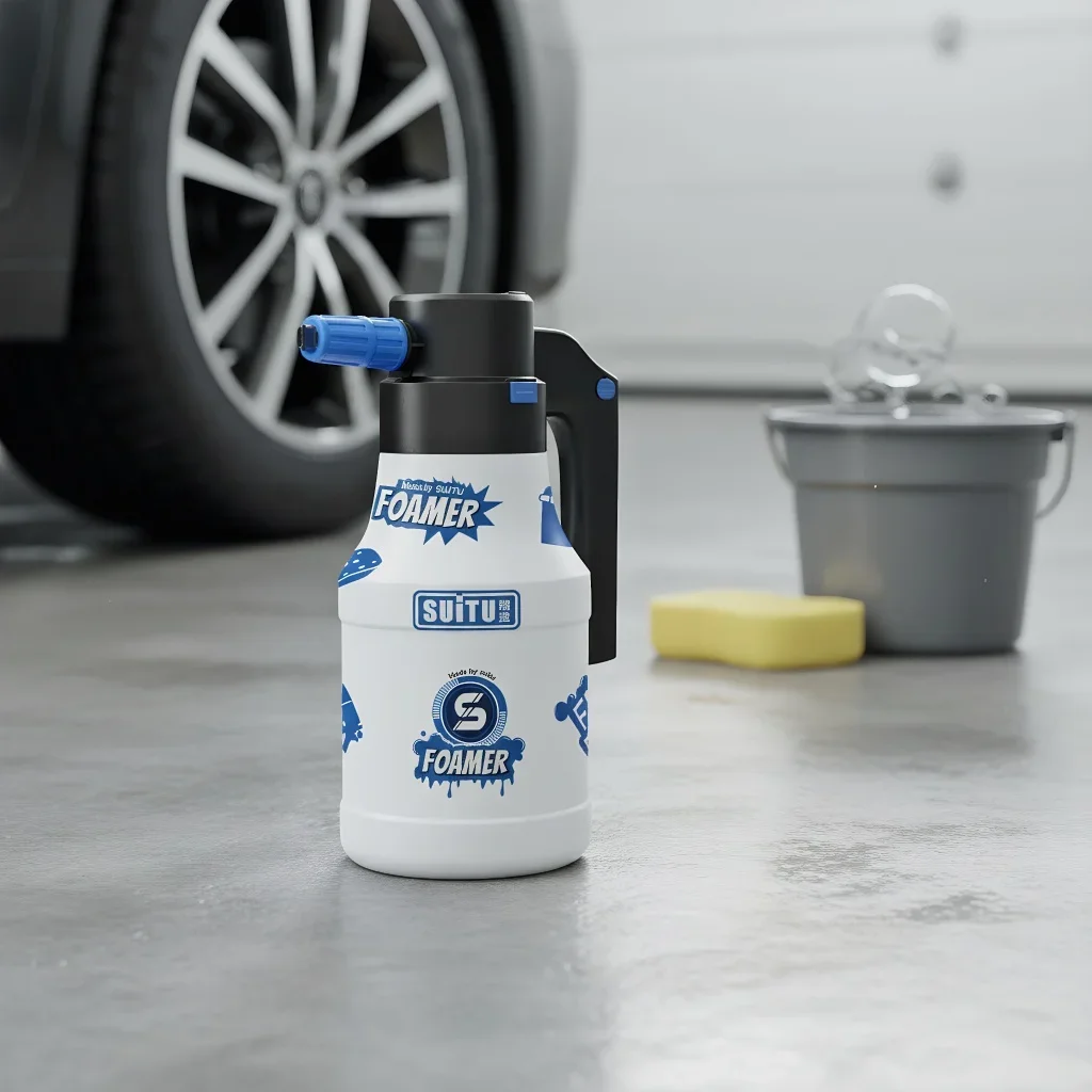 

Эффективный инструмент для мойки автомобилей, электрический пеногенератор с различными режимами распыления для быстрой и эффективной очистки