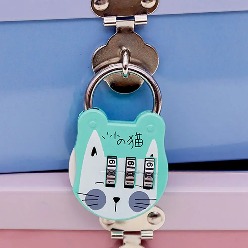 Gift Mini met sleutel voor notebook Gym Zinklegering Kofferslot Hangslot Hardware Bagagesloten