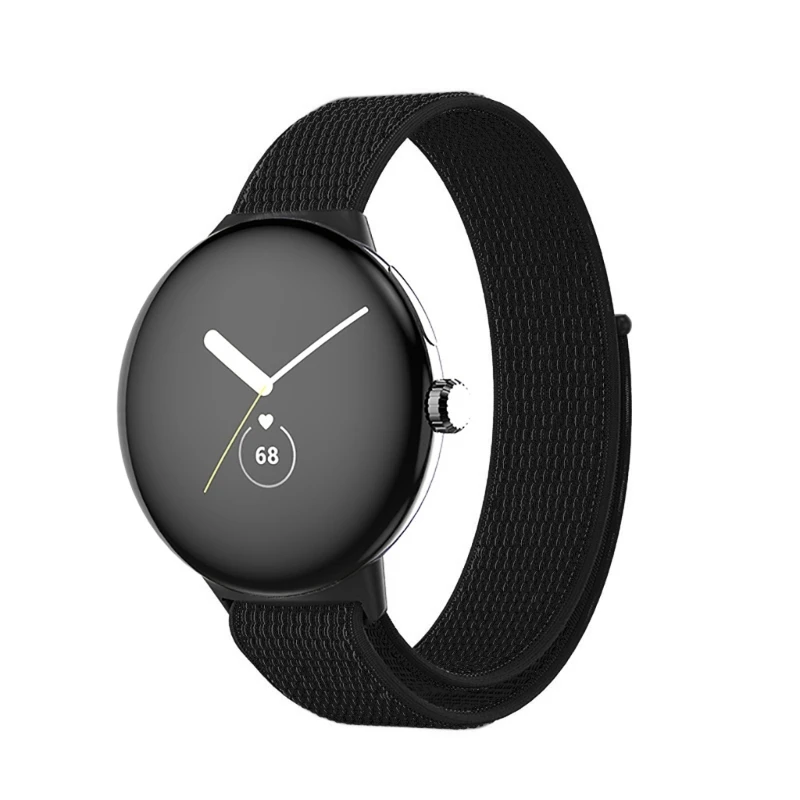 For Pixel Smartwatch Band-Adjustable-Bracelet Sport-Nylon Fashionable Loop-Strap