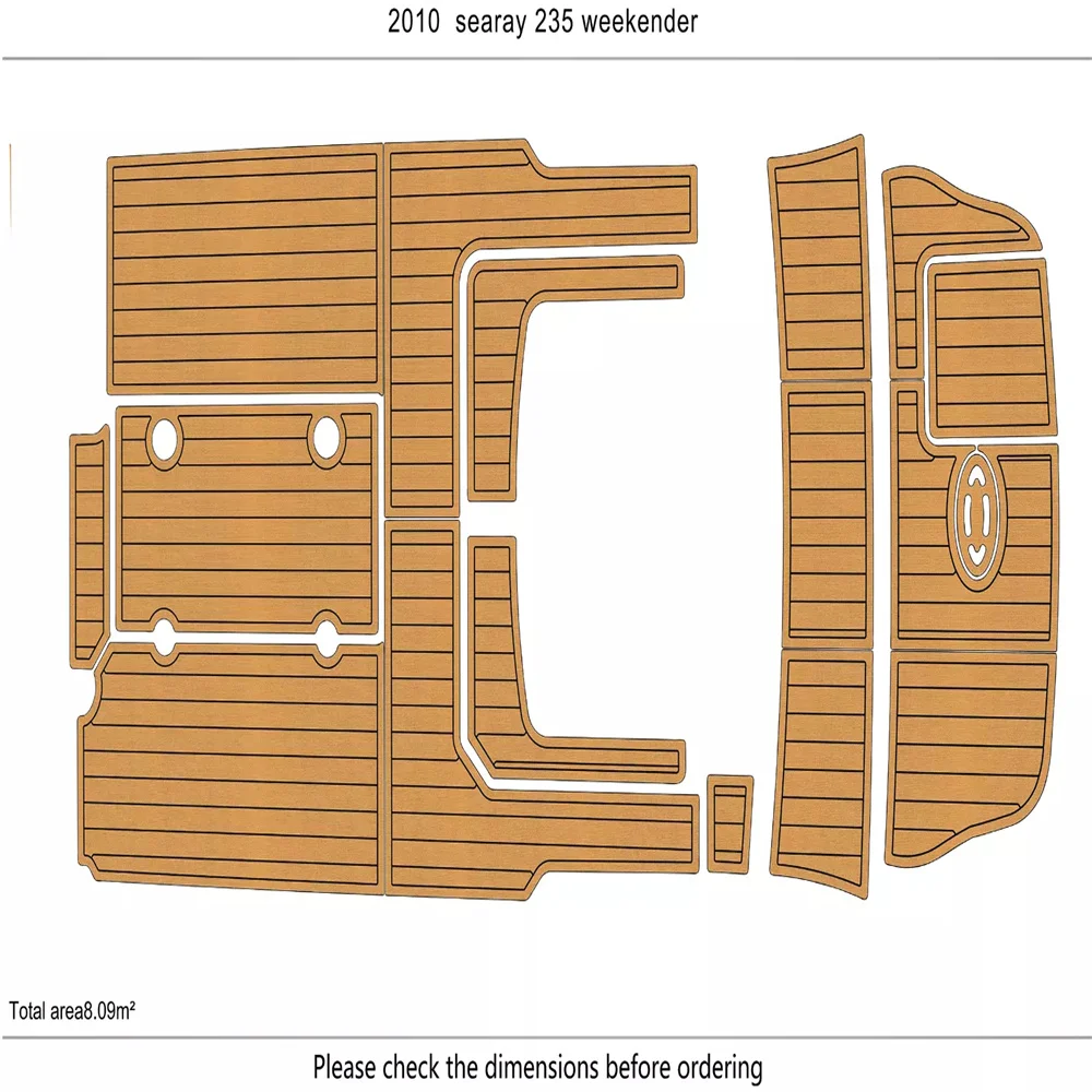 2010-2011 sea ray 235 weekender Cockpit Swim platform 1/4