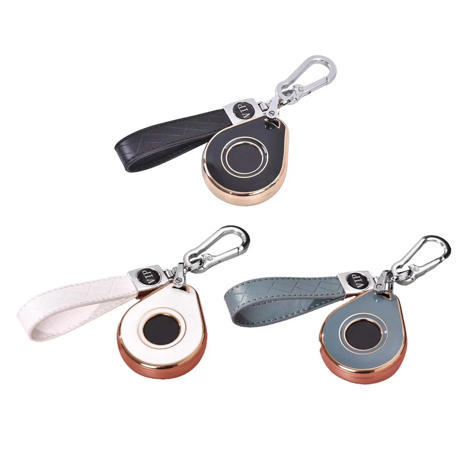 Key Cover Keychain Cover TPU PU Durable Gifts Flexible Protection Key Case