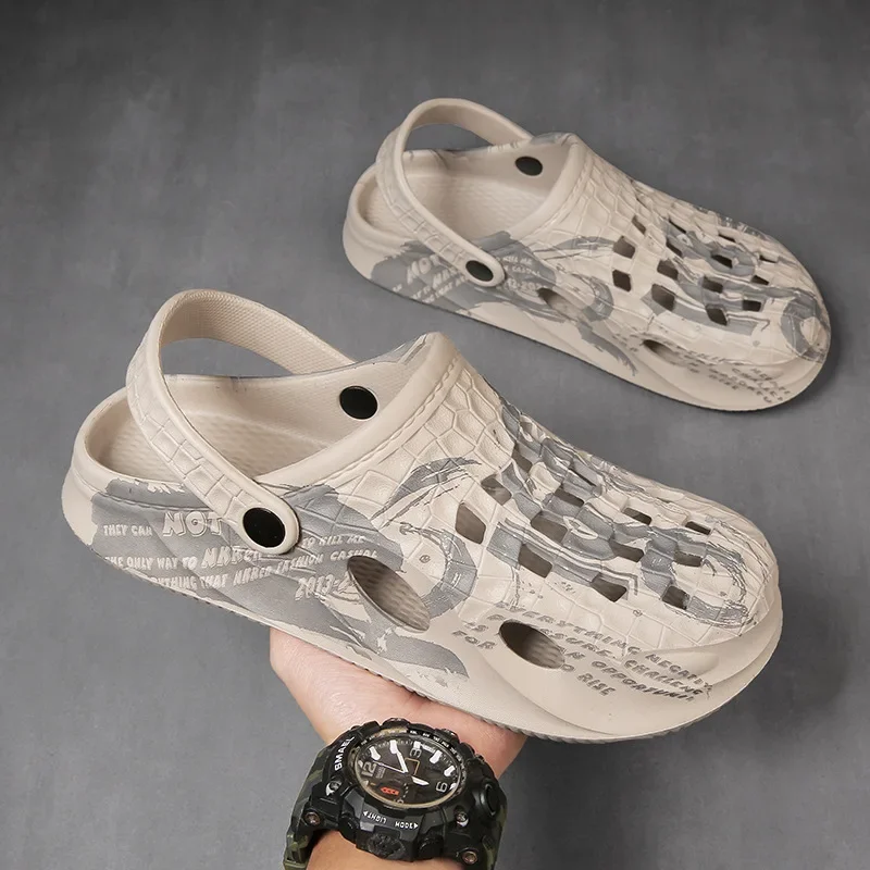 EVA Soft House Slippers Beach Clog Shoes Sandals Platform Heels Women Kids Shower Shoe Indoor Summer Toe Wrap Home Slides Men