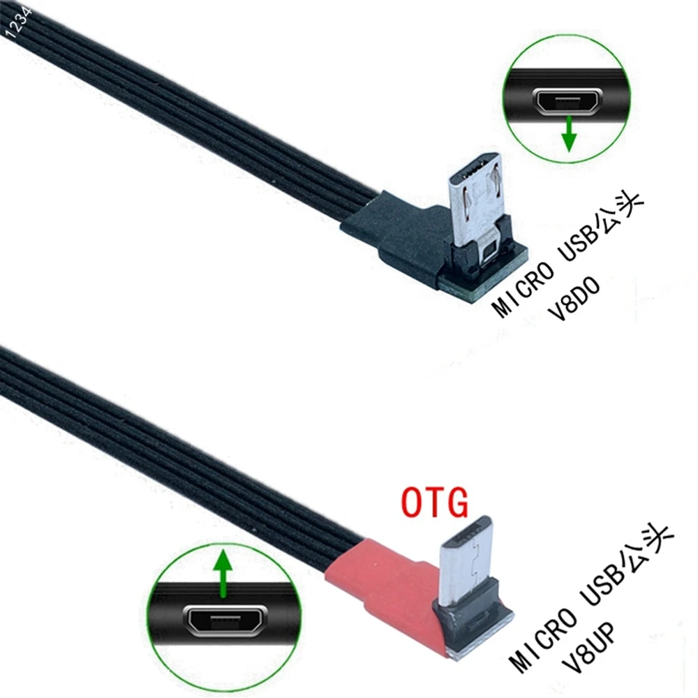 1M 20CM Micro USB zu Mini USB OTG Kabel Adapter Stecker auf Stecker typ 5-pin Converter adapter Daten Transfer Lade Verlängerung