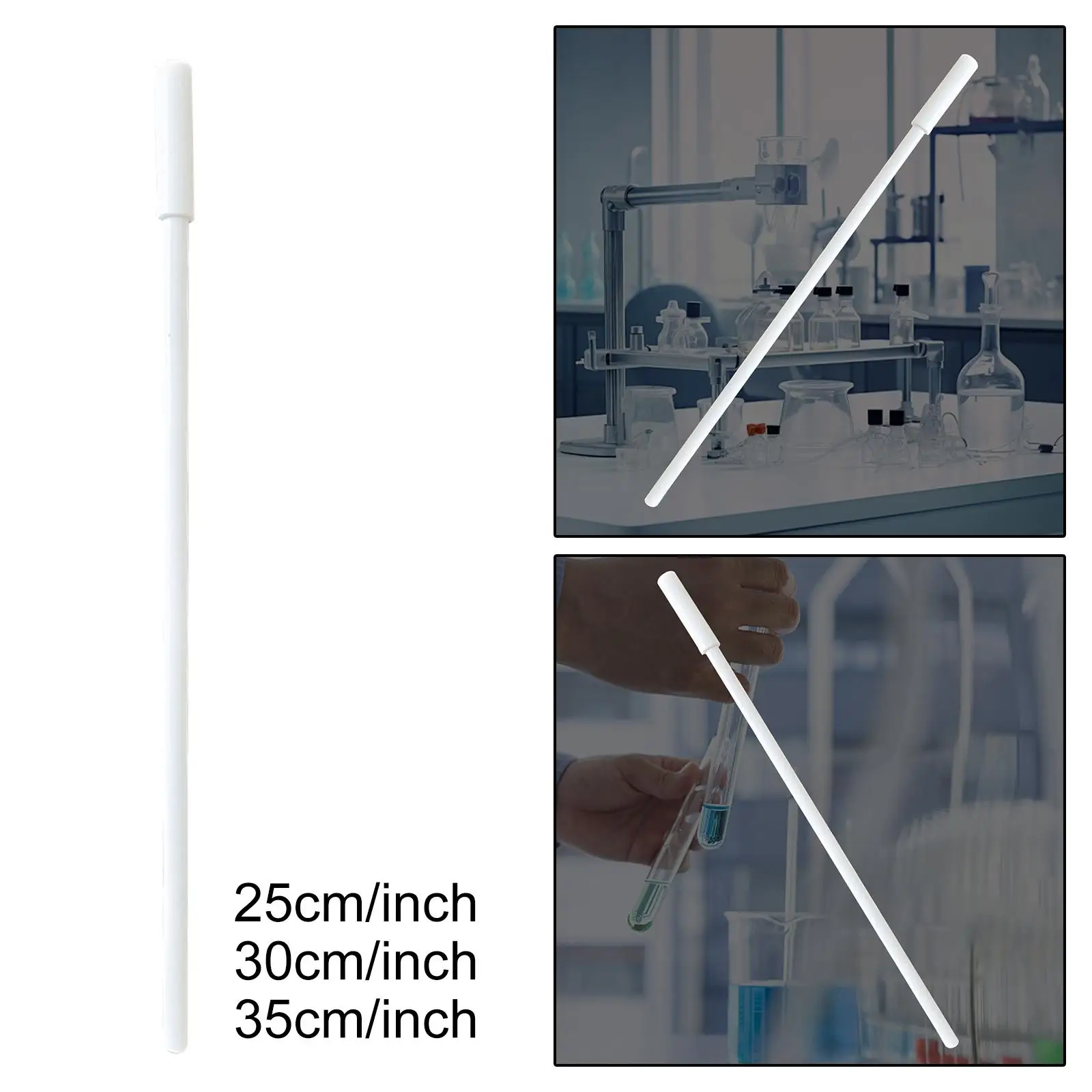 Stainless Steel Magnetic Stirrer Retriever for Experiment Portable Pickup Rod for Lab Flask Coffee Stir Stick