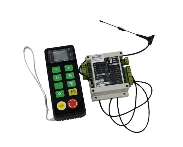 F0806 Wireless Industrial Remote Controller, Analog Radio Remote Switch for Welding Turning Roller Equipment