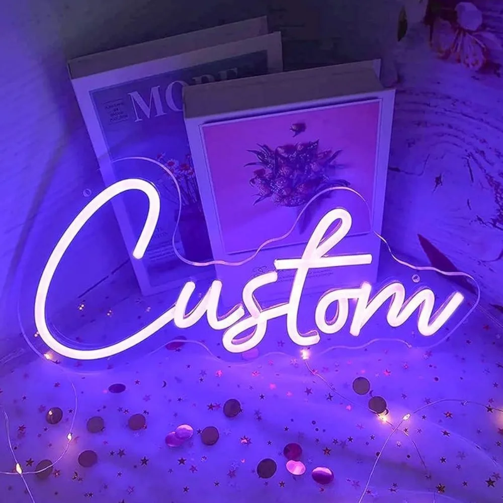 

Custom Neon Sign LED Light Sign Wedding Party Decor Room Wall Neon Light Led Sign Personalize Gift Birthday Bar Christmas Decor