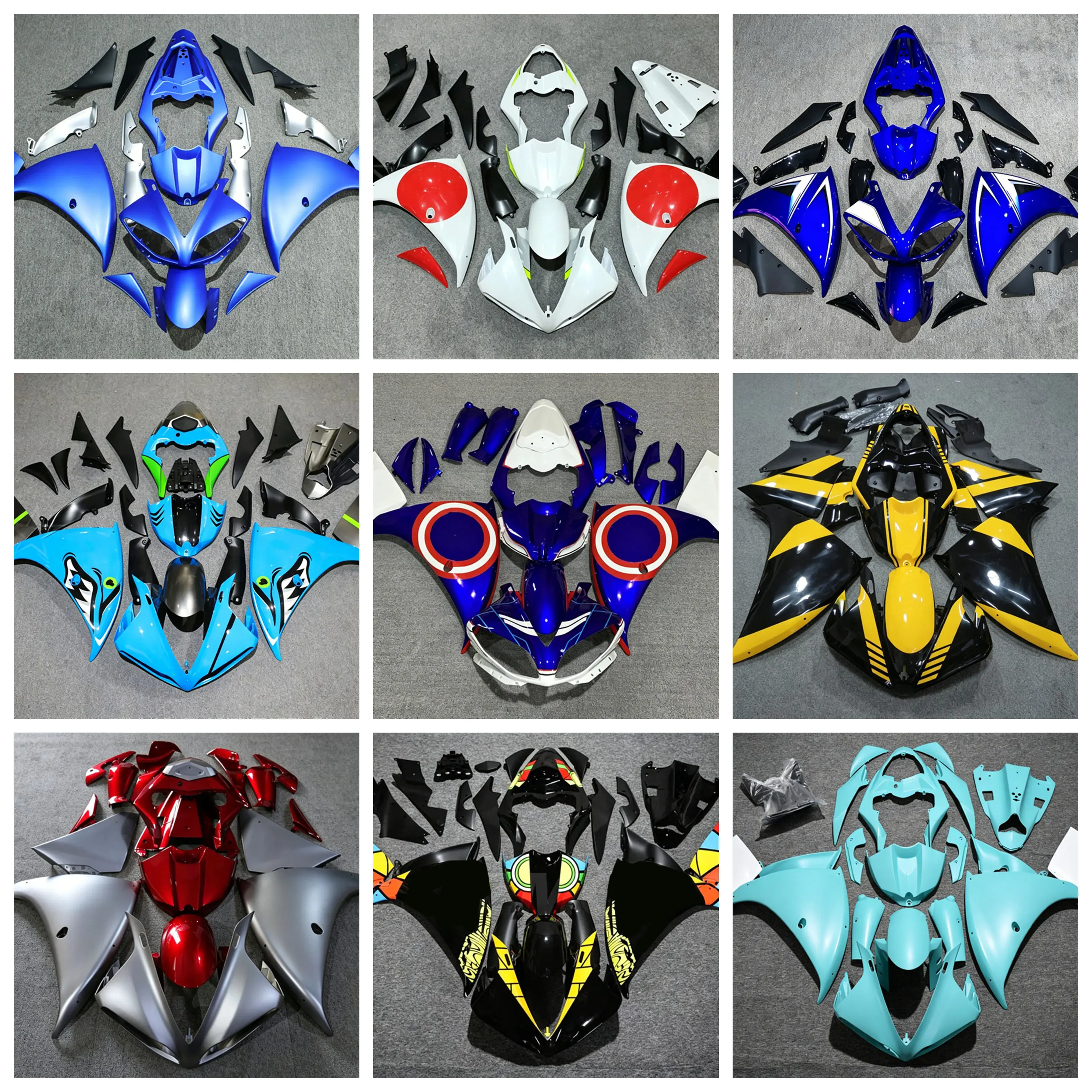 Suitable for Yamaha R1 2009 2010 2011 motorcycle full set of fairing housing accessories color can be customized