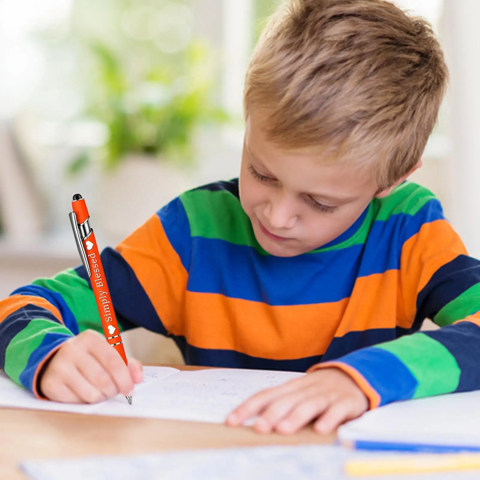 

10pcs Inspirational Pens Ballpoint Funny Motivational Quotes Pens Novelty Pens With Touch Screen Tip School Supplies For Student