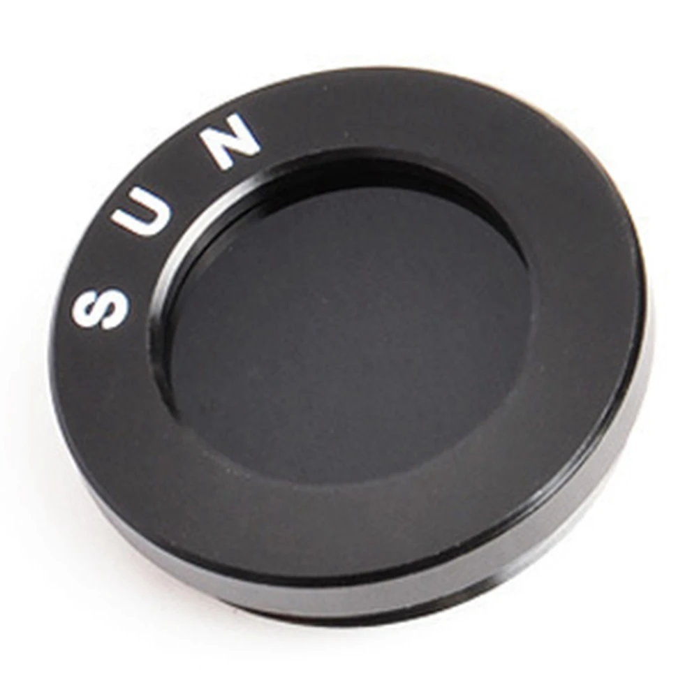 ABUBB 1.25 Inches Black Solar Filter Astronomical Telescope Accessories Optical Glass Lens Optical Filter Lens Filter M30X1