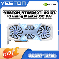 YESTON RTX5060TI 8G D7 Gaming Master OC PA Graphic Card 5060ti GDDR7 128bit 2407MHz 4NM Gaming Video Card Computer Desktop GPU
