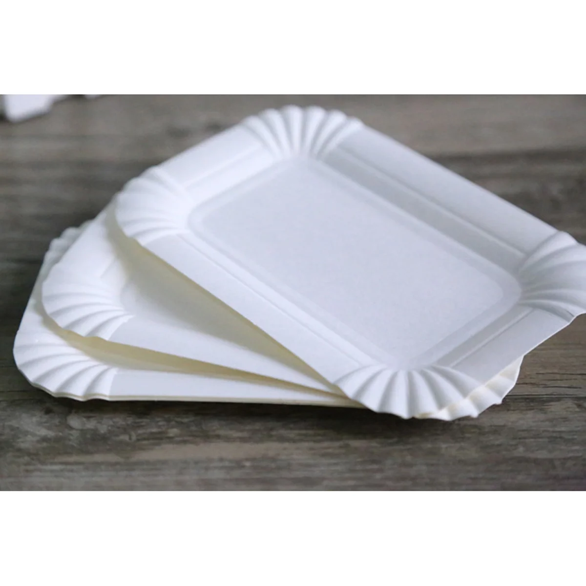 100pcs/LOT Disposable Tableware Cake Paper Plate Birthday Paper Plates Cutlery Tray Cake Plates disposable cake plates