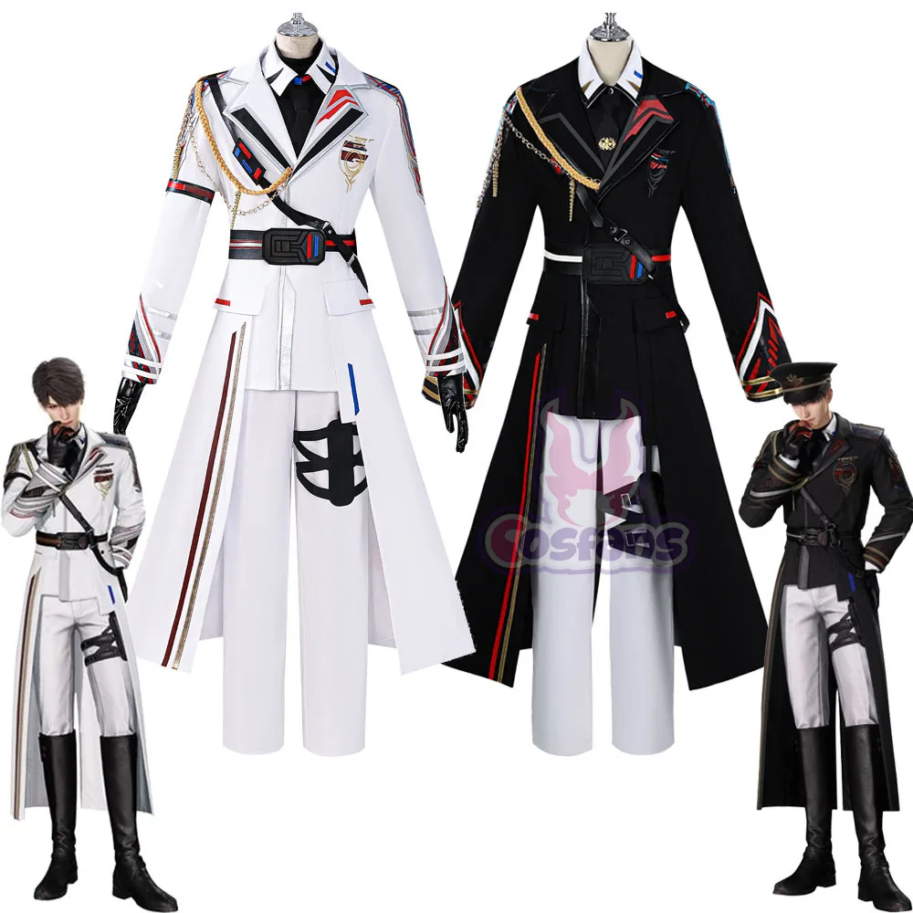 

Love and Deepspace Caleb Cosplay Costume Wig Prop Farspace Colonel Uniform Cap Halloween Party for Women Men Carnival Outfits