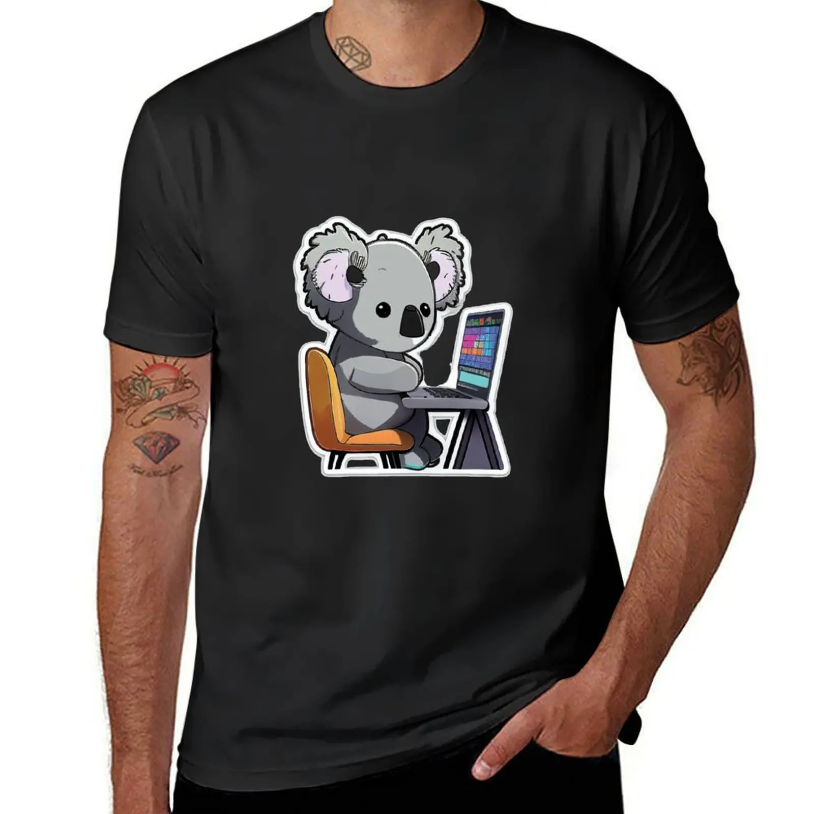 Even a Koala can use Premiere T-Shirt shirts graphic tees boys animal print boys whites summer top fitted t shirts for men