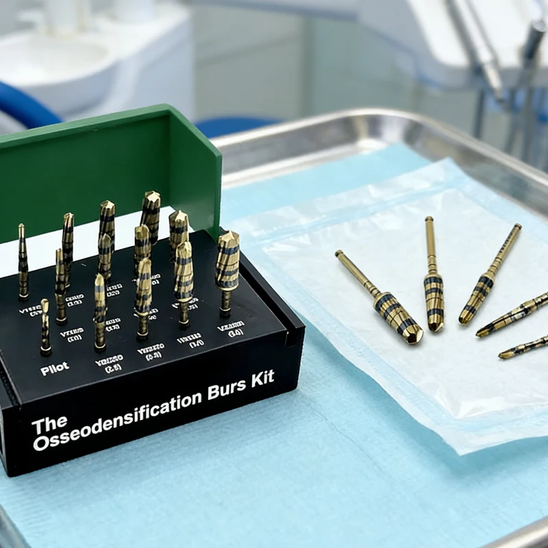 

13pcs Dental Osseodensification Bur Kit Implant Drills Sinus Lift Kit Oral Surgery Tools For Bone Density