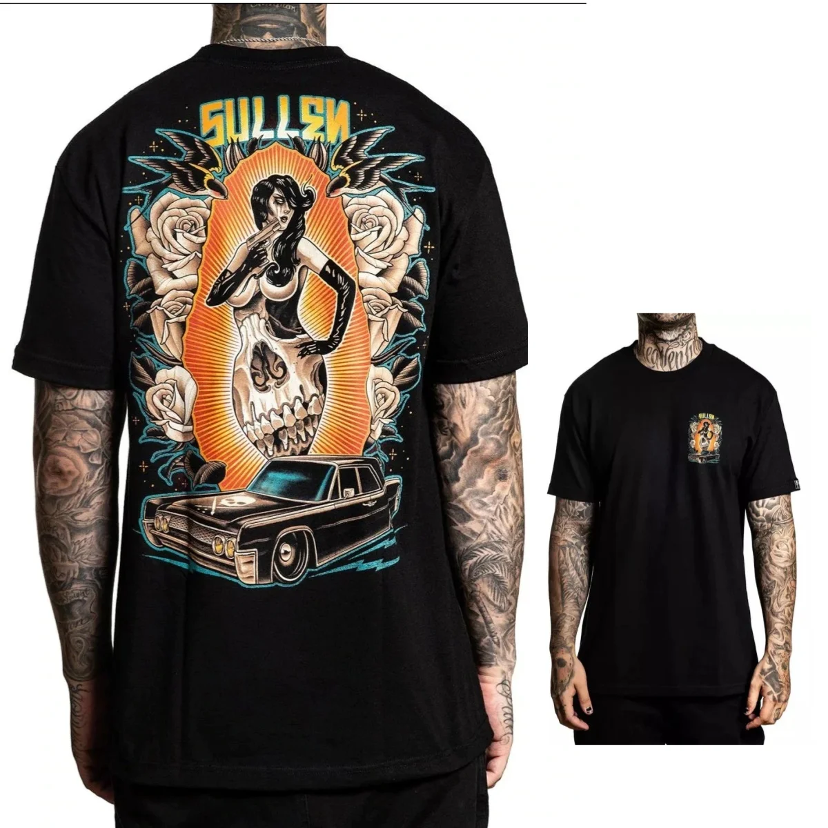 2026 Sullen Men's T-shirt FEMME FATALE Tattoos Urban Design Premium Quality High-end Luxury Unisex Style Both of Men and Women