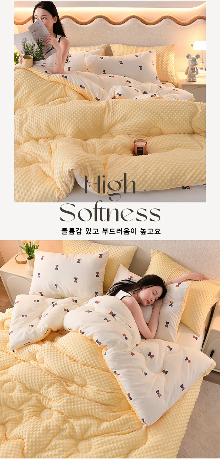 KDJEIKZ Microfiber Is Thickened by 3D Beanie Velvet to Protect the Warm Winter Blanket by Single Double Fall and Winter