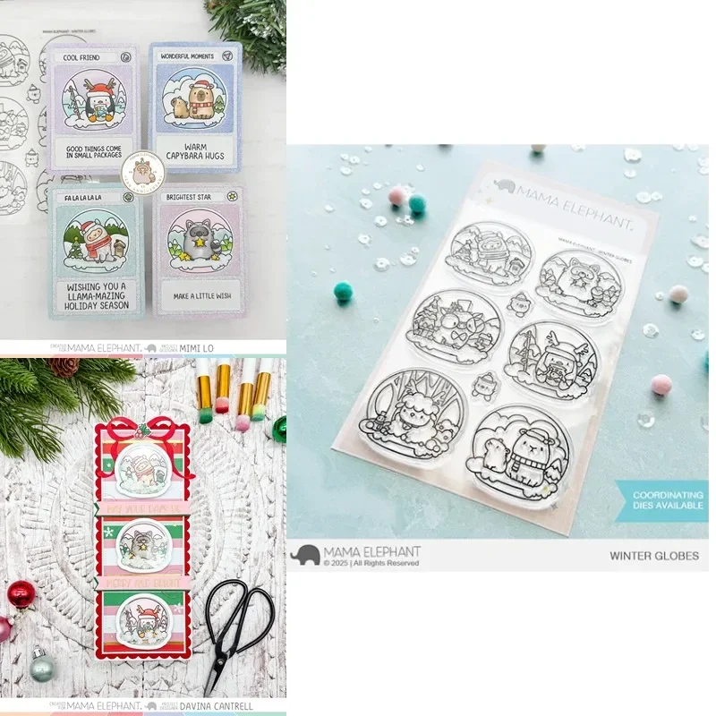 Docket Lil ATC Box Clear Siliconen Stempels En Matrijzen voor DIY Schroot Boeking Bullet Journal Craft Supplies Stempel Fotoalbum Kaart