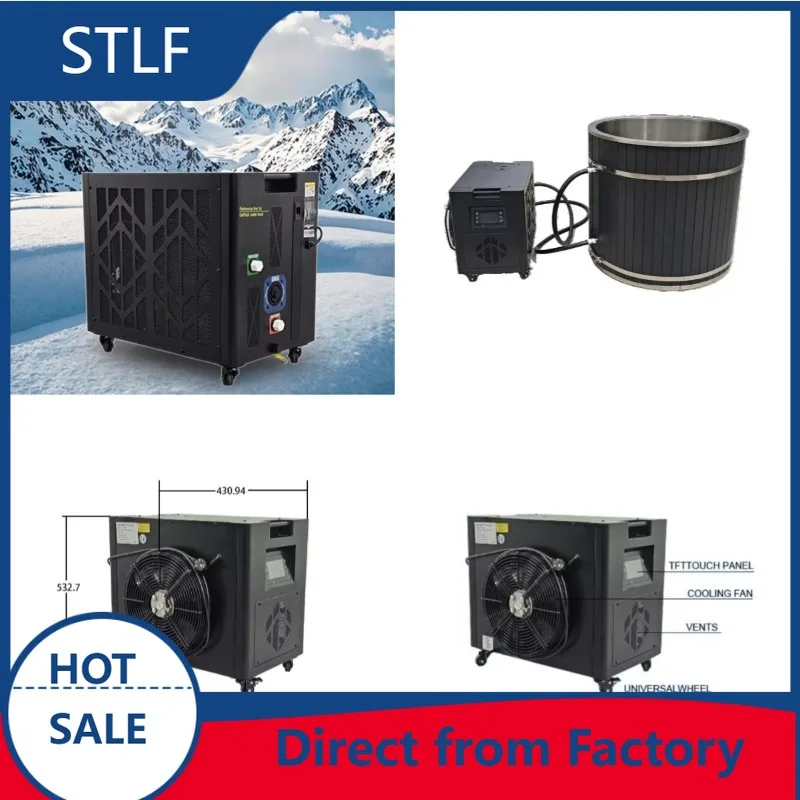 STLF Factory Direct Standard Type 62kg Water Cooler Cold Plunge Chiller for Ice Bath Recovery Adult Use Accessory