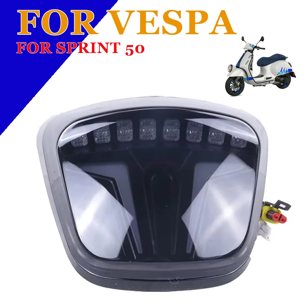 

Для Vespa Sprint Primavera 150 мотоциклетный светодиодный задний фонарь, задний стоп-сигнал, индикаторная лампа, задний фонарь, плавная мигалка, мигалка