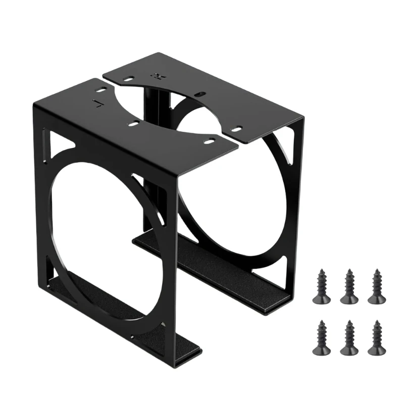 

Metal Under Desk Organizers Storage Holder Stand Space Saving Mount For X-BOx X Consoles Management Neat Gaming Setups