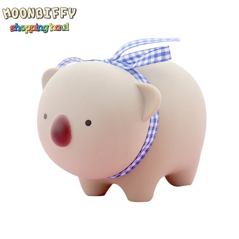 Pig/ Cat/ Koala/ Panda Korea Creativity Cartoon Anti-fall Plastic Piggy Bank Child Lovely Doll Coin Money Bank копилка для денег