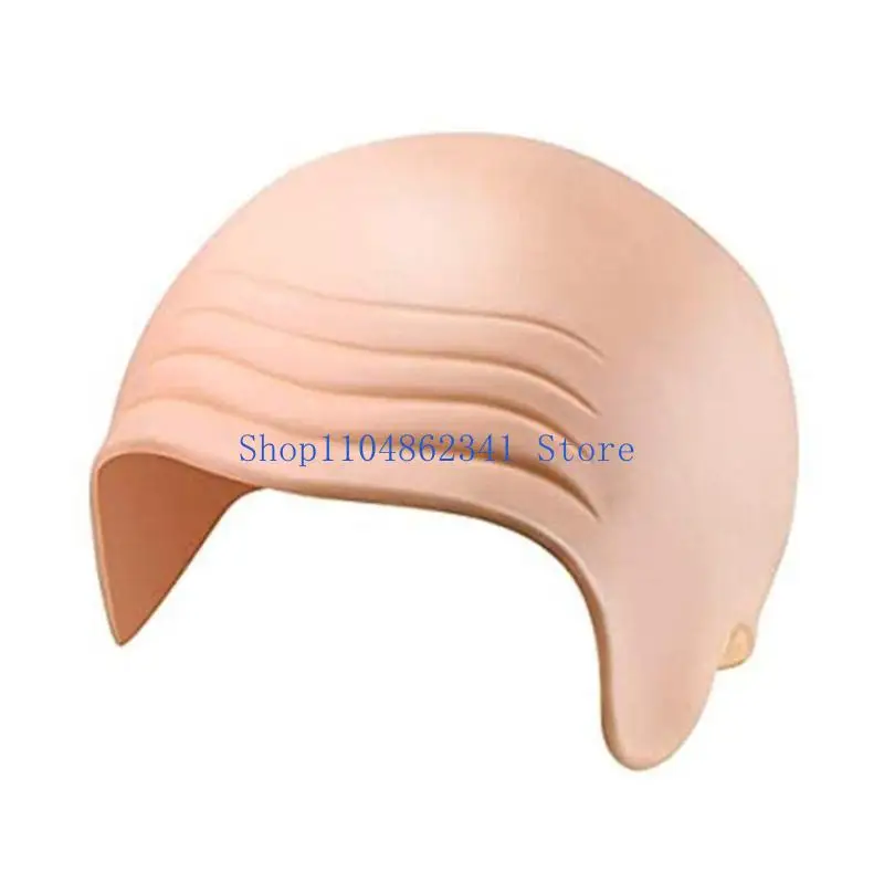 5asd 3 pezzi trucco in lattice cappelli calvi occhiali da sole e cappelli per parrucche set accessori per costumi cosplay per