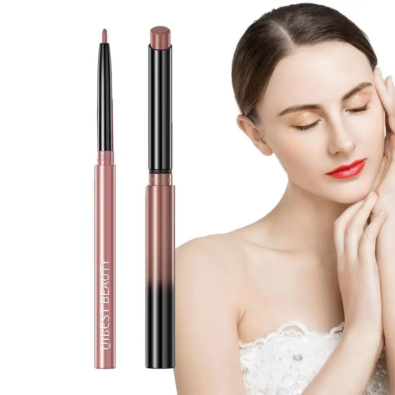 Set di rossetti e Lip Liner Set di trucco per macchie di labbra Nude vellutate Set regalo di rossetto opaco penna per labbra impermeabile per ragazze donne femminili