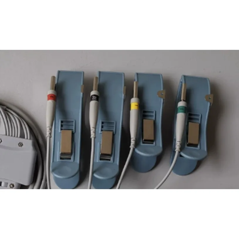 Universal ECG machine lead cable set includes suction ball limb clip factory direct sales