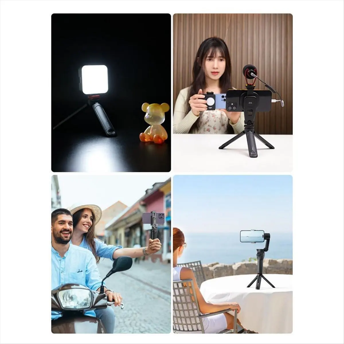 Mini Tripod Small Desktop Simple Stand Foldable Hand Grip for Phone Camera Stabilizer Tiny Accessories