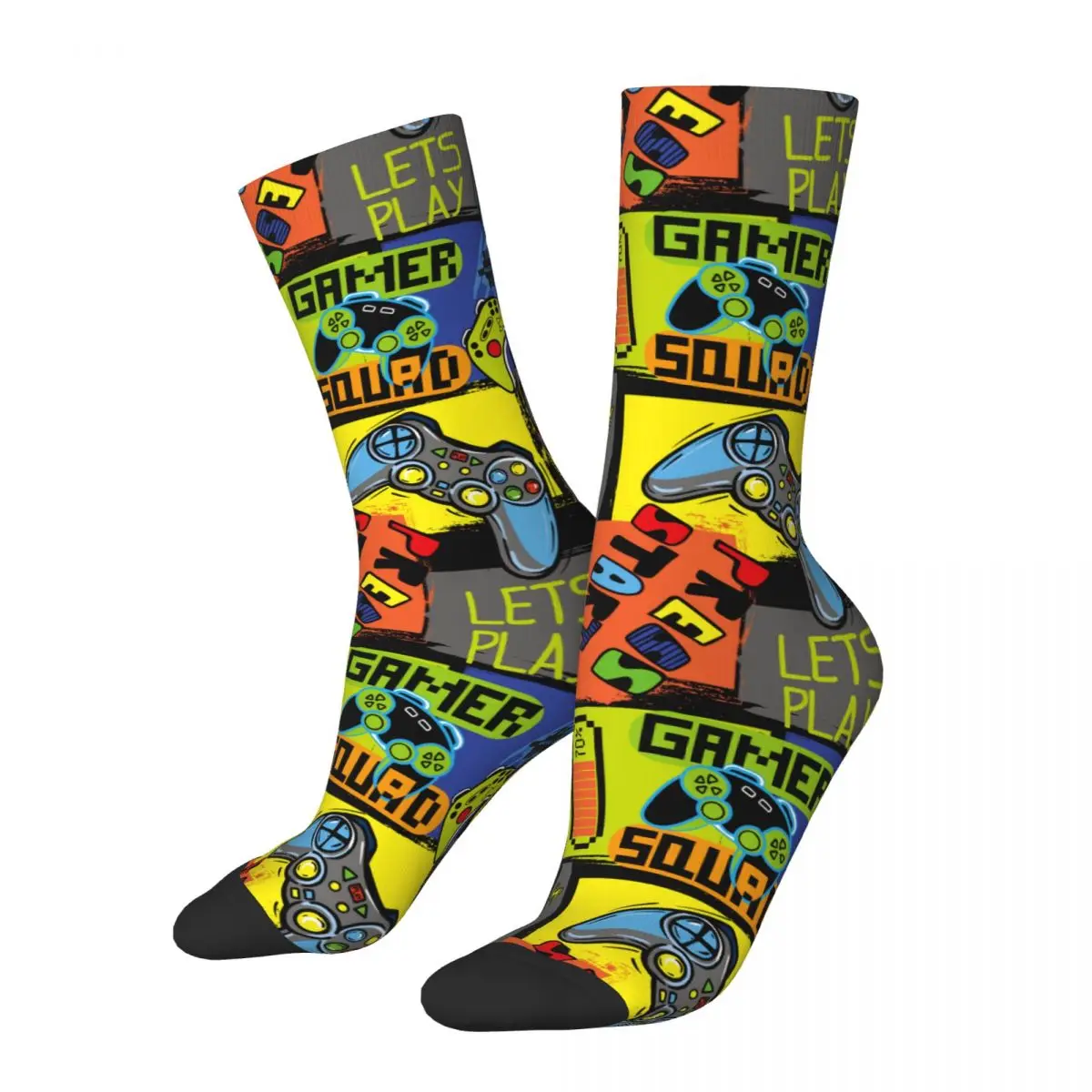 Video Game Controller Kawaii Socks Shopping Cartoon Pattern Socks