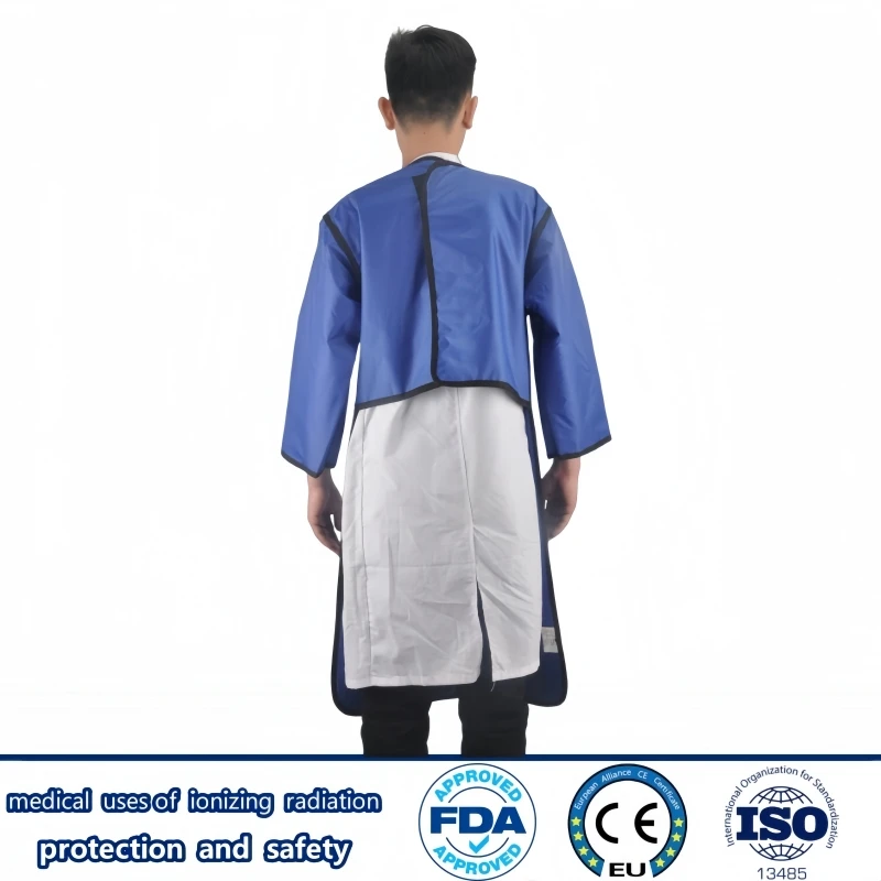 0.35/0.5mmpb Long Sleeved Lead Apron X-Ray Gamma Ray Protective Lead Clothes Radiation Shield CT Room Examination Clothes