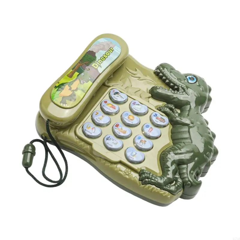 D7YD Cartoon Dinosaur speelgoed voor vroeg kinderjaren leerveiligheid gecertificeerde plastic bouwtaalontwikkeling