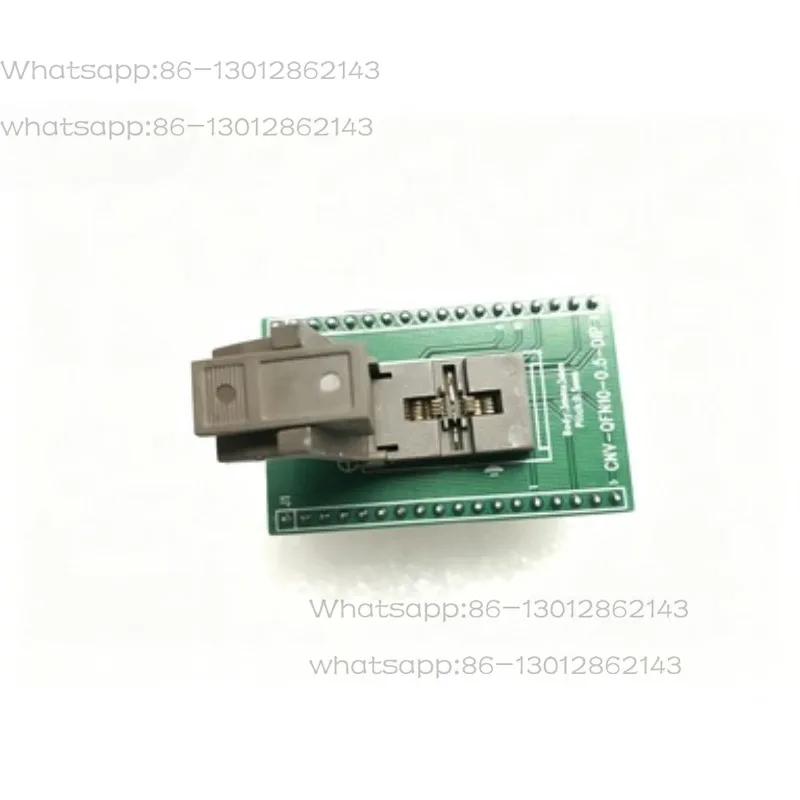 

QFN10 TO DIP Programming Adapter DFN10 IC Test And Burn In Socket 0.5mm Pitch Package Size 3x3mm