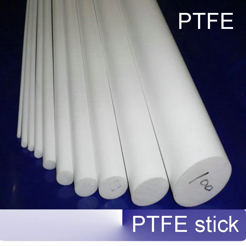 Dia.210mm x 200m Polytetrafluoroethylene PTFE Rods White Polytef Round Sticks, F4 Bar