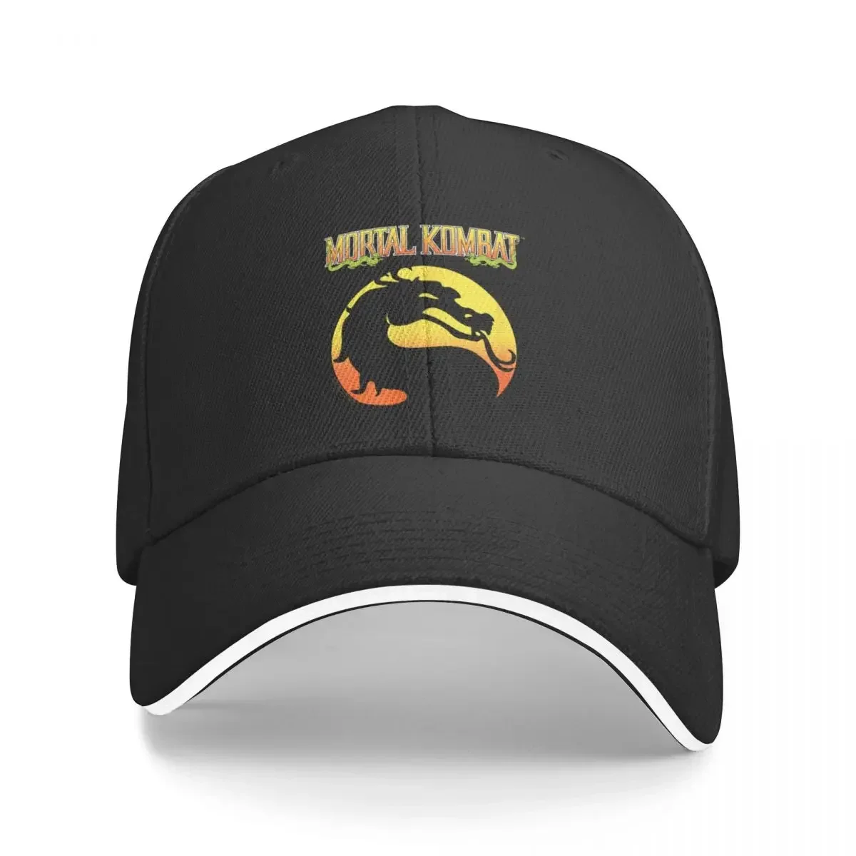 Mortal Kombat Klassic Logo Baseball Cap Bobble Hat Golf Hat Man tea Hat party Caps For Women Men's